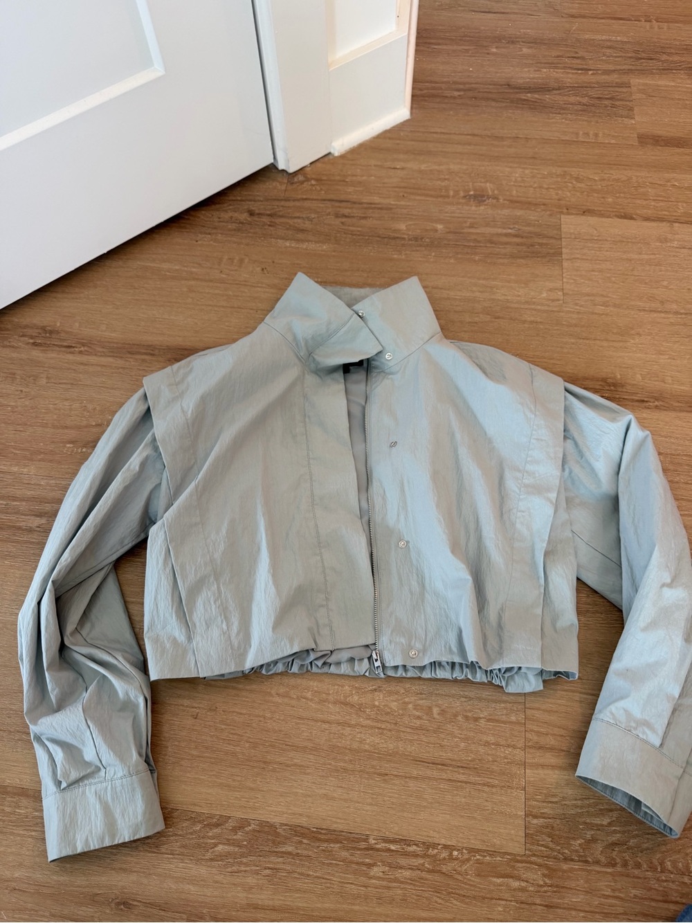 Zara Pale Blue Lightweight Jacket